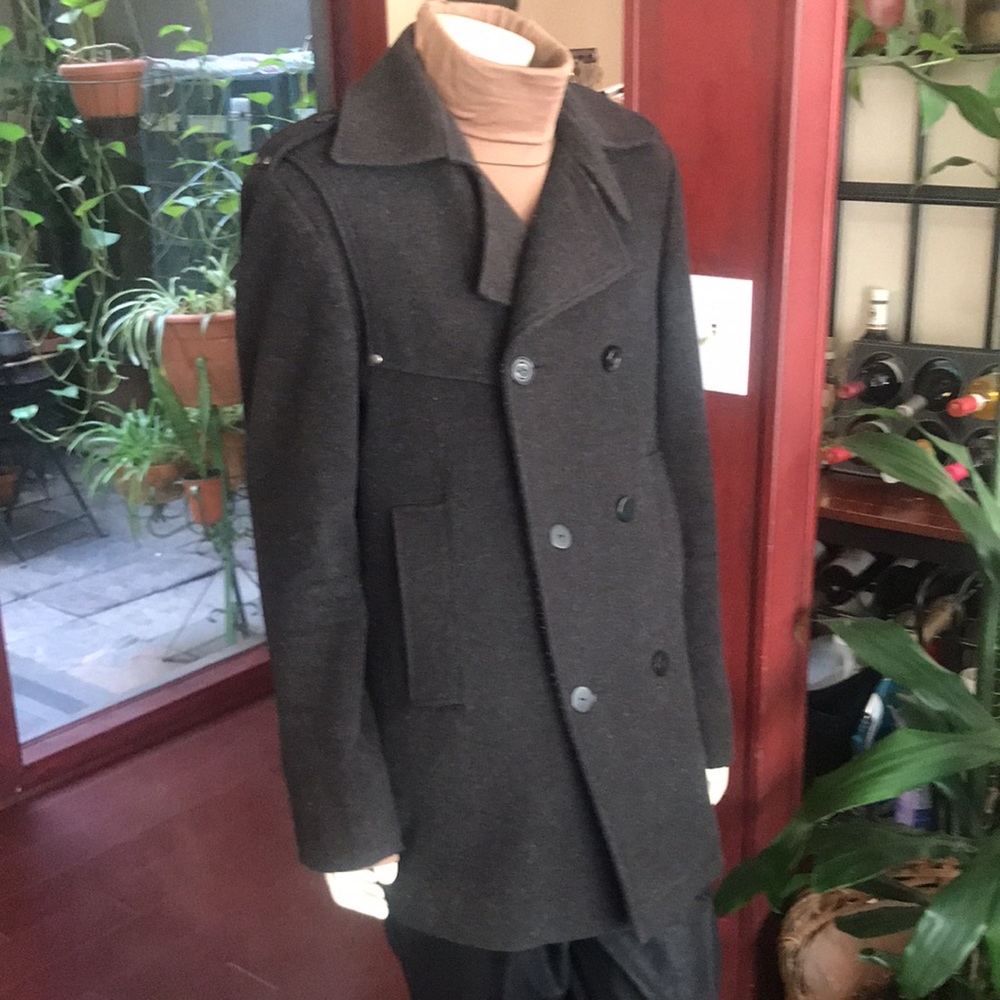 “NEW ARRIVALS” Men’s WEST END Wool Double Breasted Pea Coat Size M